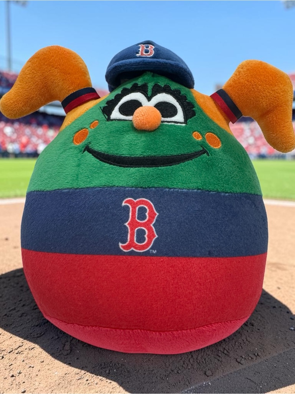 Boston Red Sox Green & Red Plush Tessie Mascot Stuffed Toy
